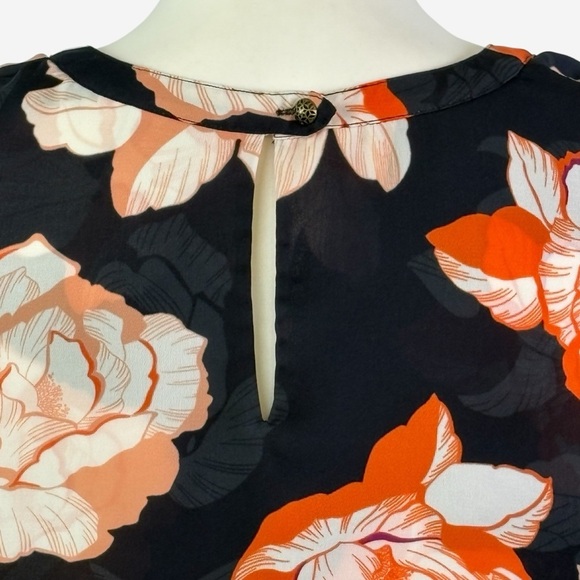 Cabi Floral Sleeveless Blossom Tiered Blouse Style 5030 Medium - Picture 8 of 13